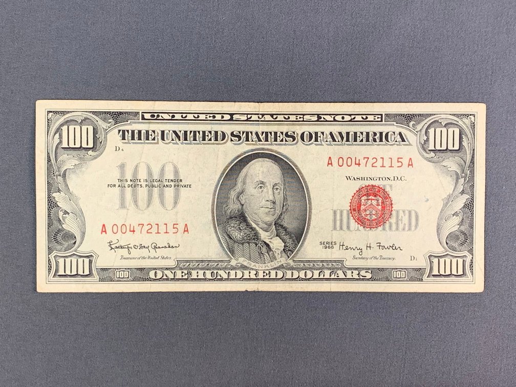1966 $100 Legal Tender Note