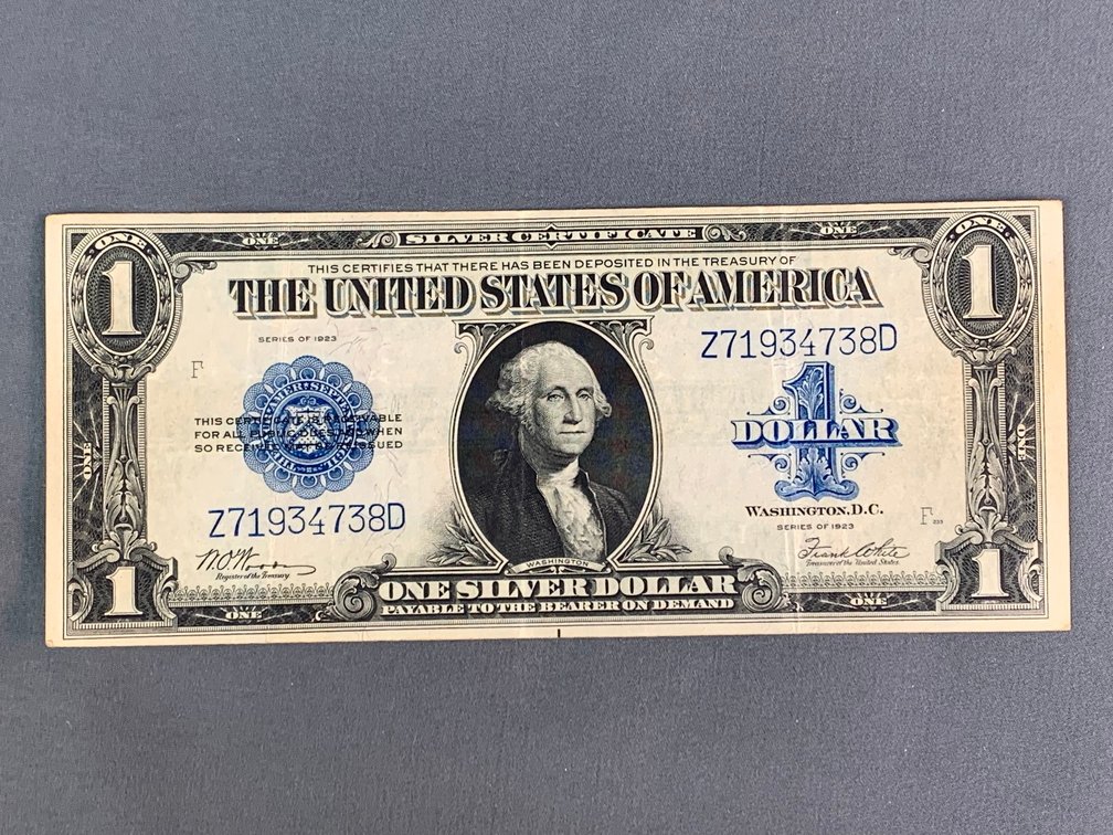 1923 $1 'Horse Blanket' Silver Certificate