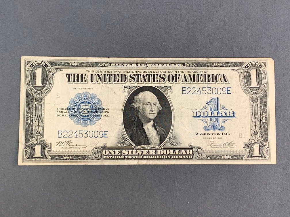 1923 $1 'Horse Blanket' Silver Certificate