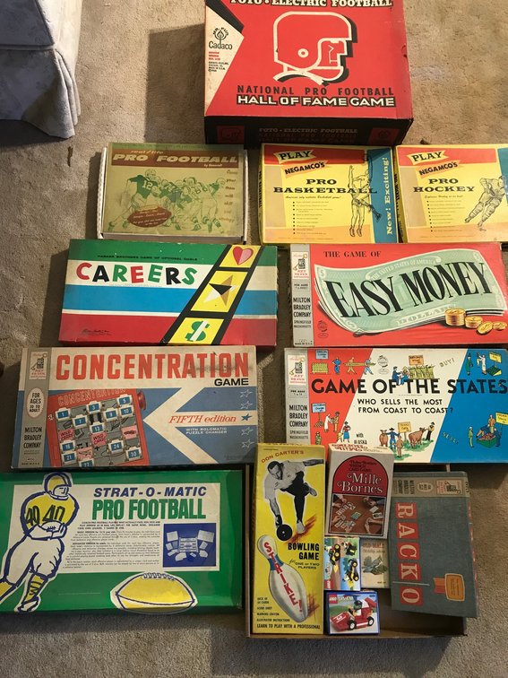 Assortment of games