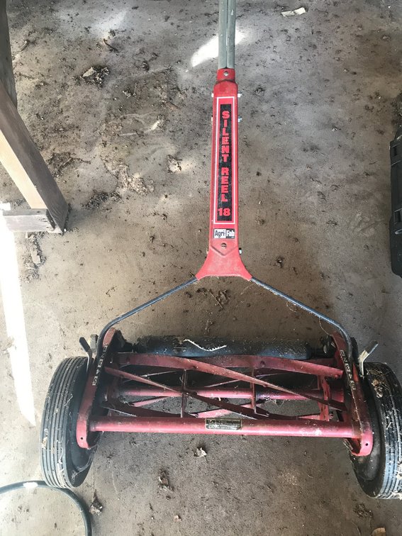18" Silent Reel mower