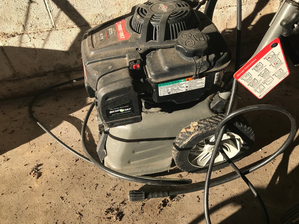 Troybilt pressure washer