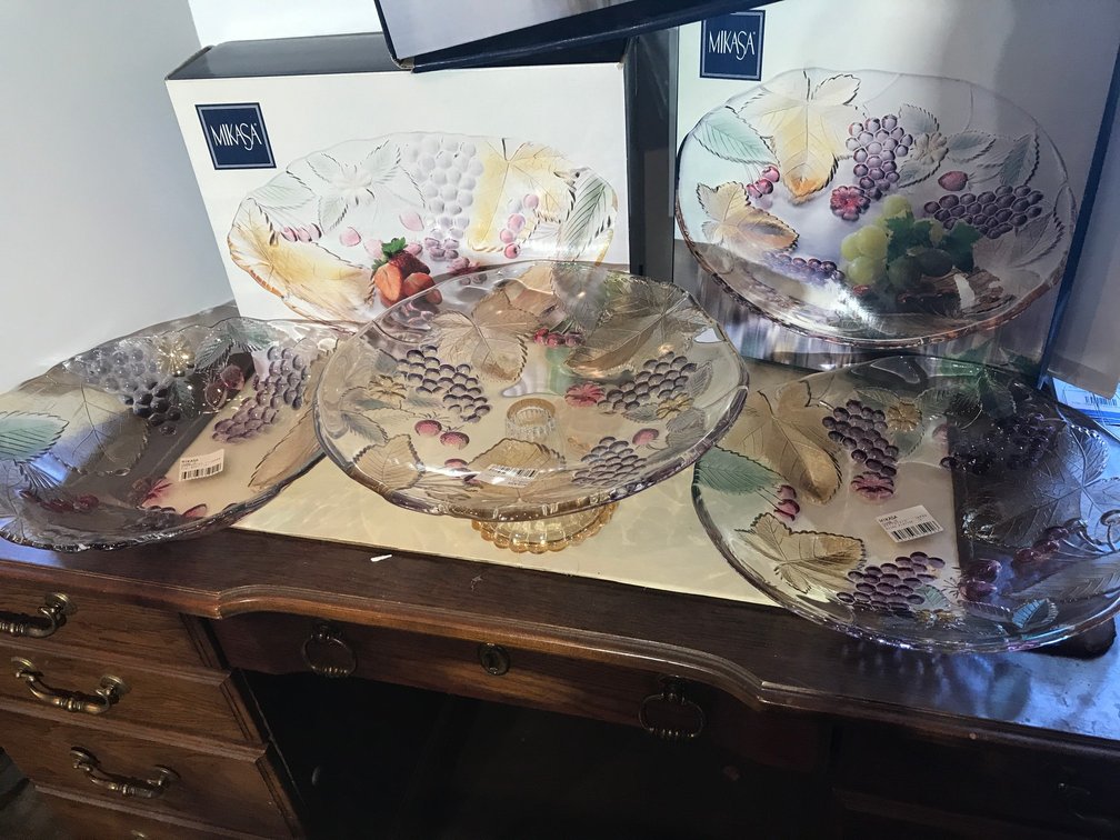 Assortment of Mikasa glass