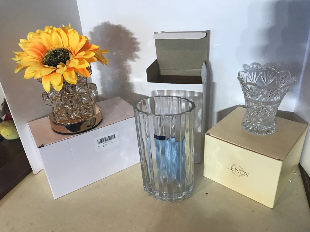 Assortment of glass