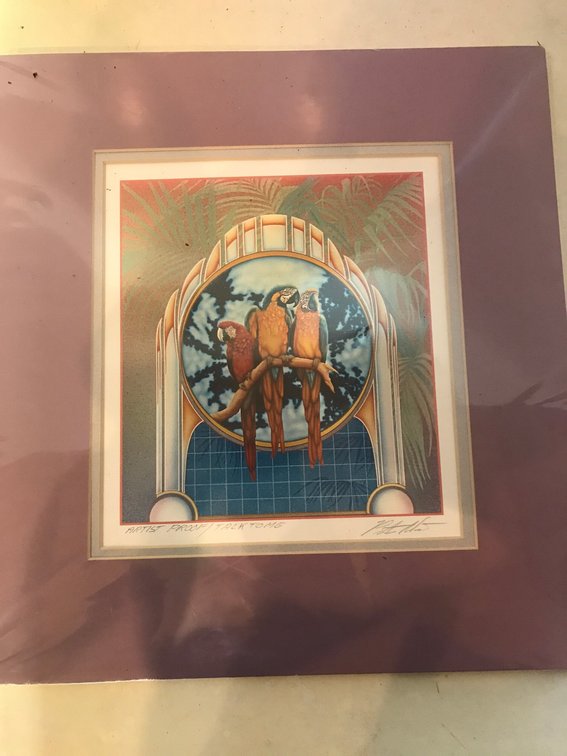 Signed artist proof print
