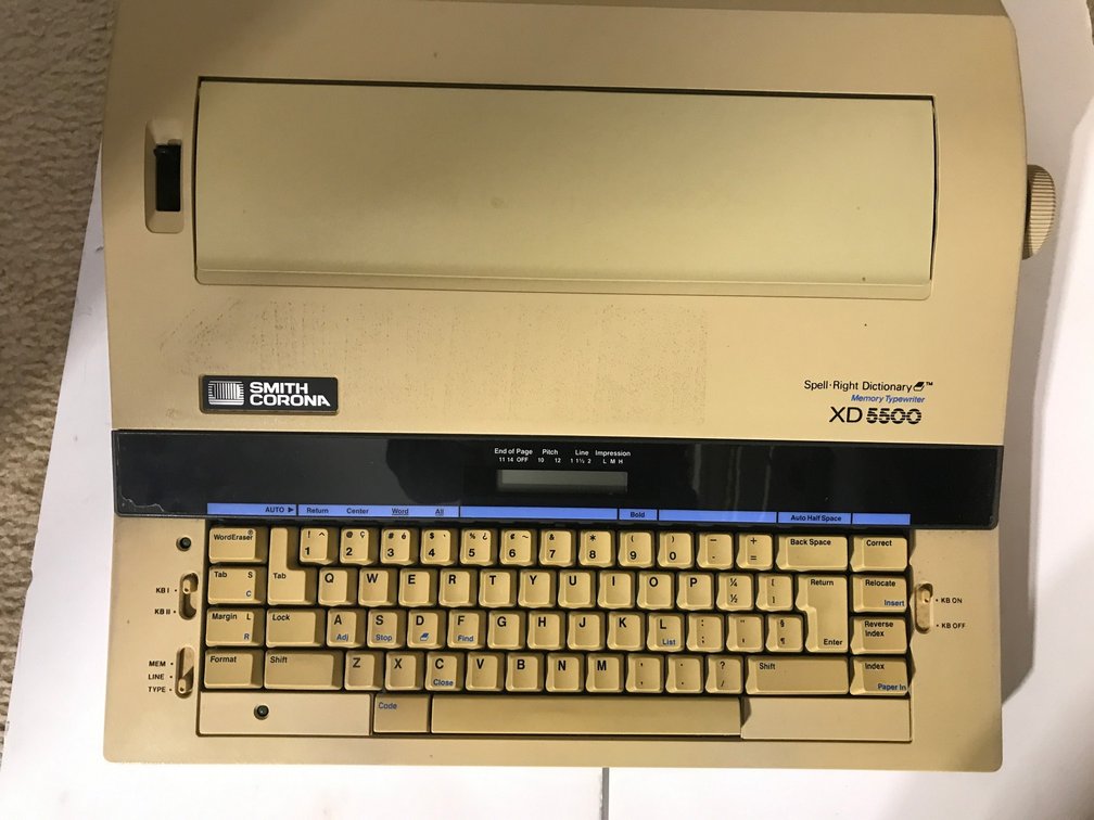 Smith Corona typewriter