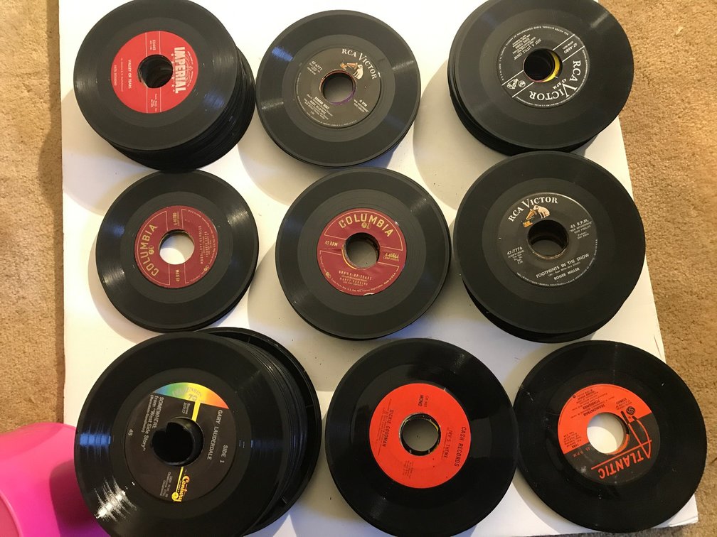 Assortment of 45 records