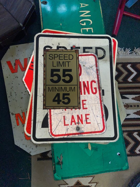 Unbranded 6-Piece Street Sign Collection - Art Overlay