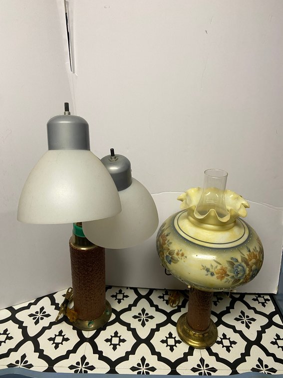 Vintage Gone With The Wind Style Parlor lamp