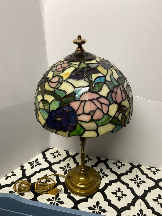 Tiffany Style Stain Glass Hummingbird