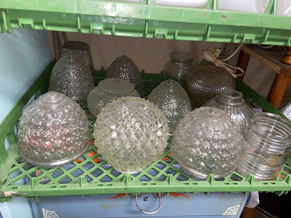 12-Piece Glass Light Shades - Mixed Patterns