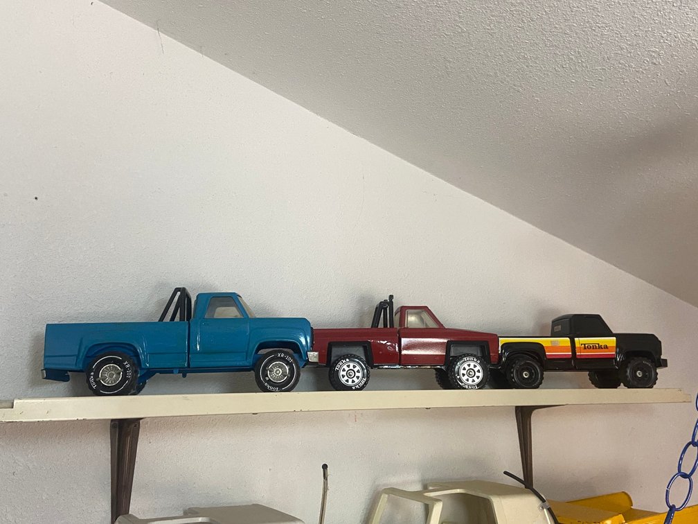 3 Toy Pickup Trucks - XR-101