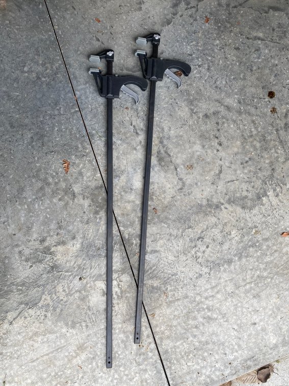 Two 36" long bar clamps