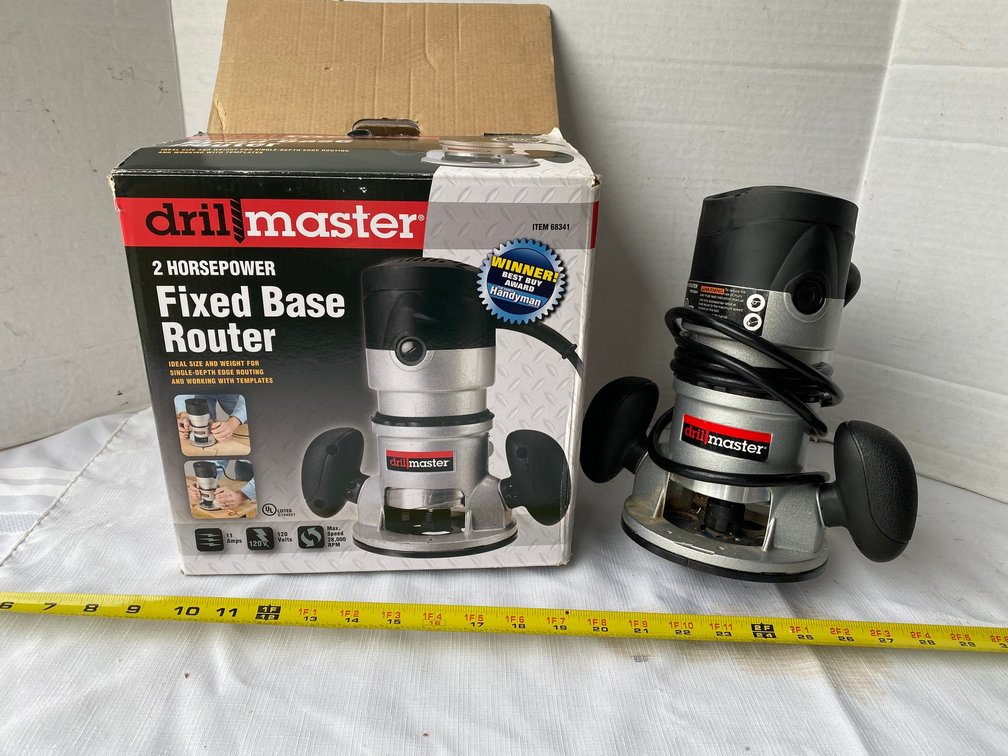 Drill Master 2 HP fixed base router