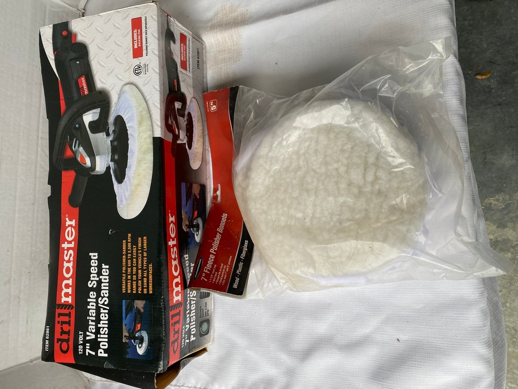 Drill Master 7" variable speed polisher sander