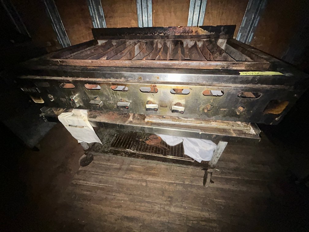 Large gas burner stove