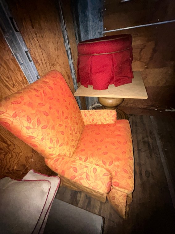 Ottoman and chair