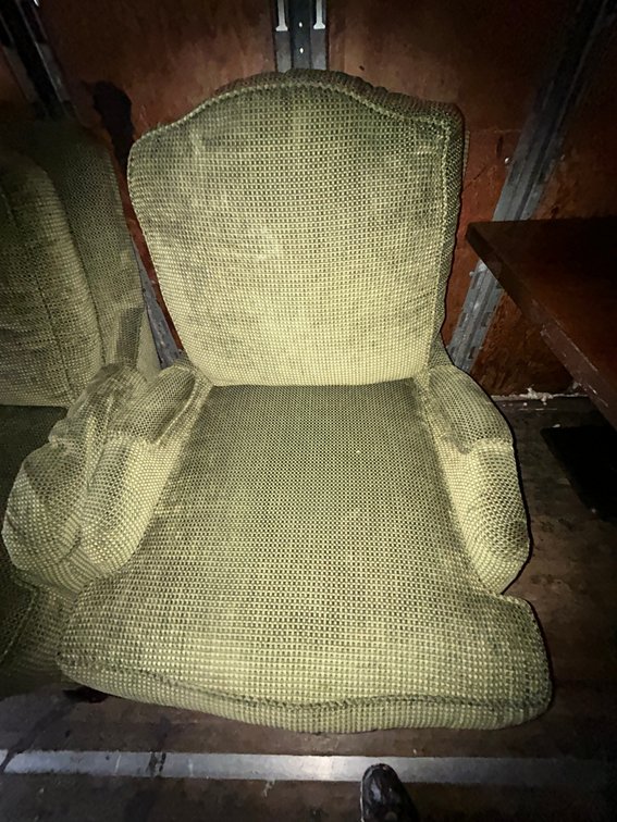 Overstuffed chair