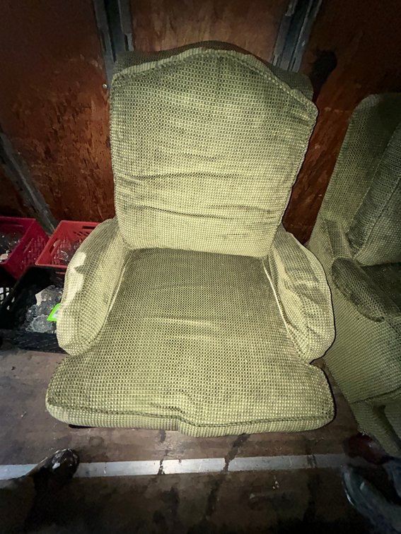 Overstuffed chair