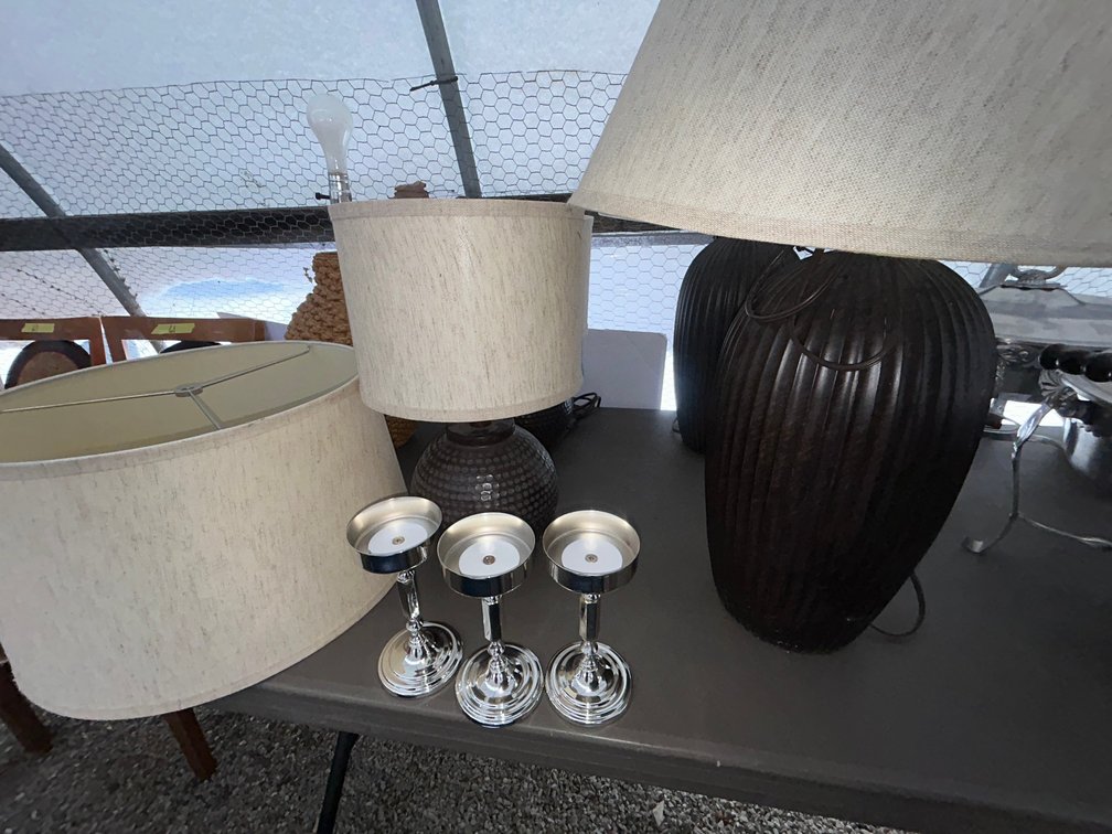 Lamps and candle holders