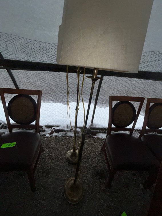 2 Floor lamps