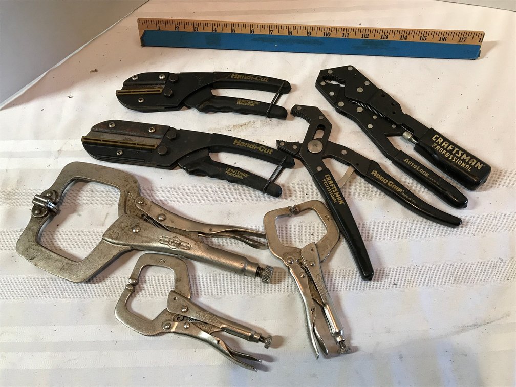 Craftsman cutters, pliers and vise grips