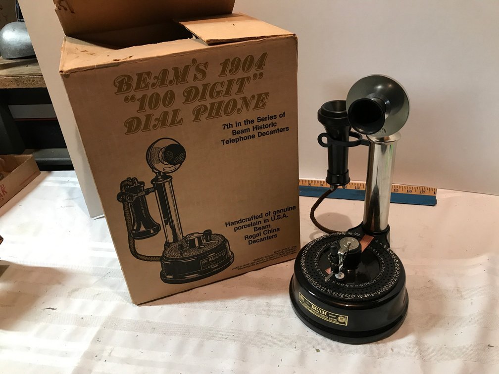 Beam 1904 replica telephone decanter