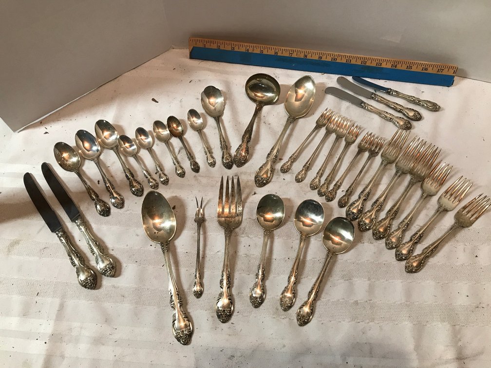 Partial set of Gorham Sterling flatware