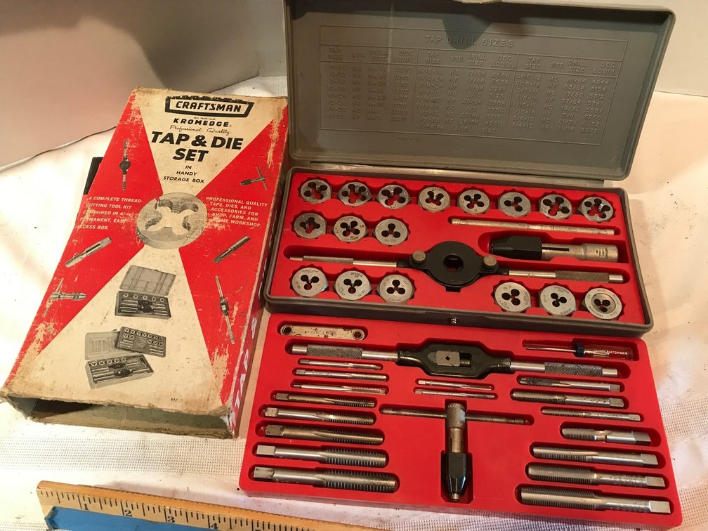 Craftsman Kromedge Professional quality tap and die set