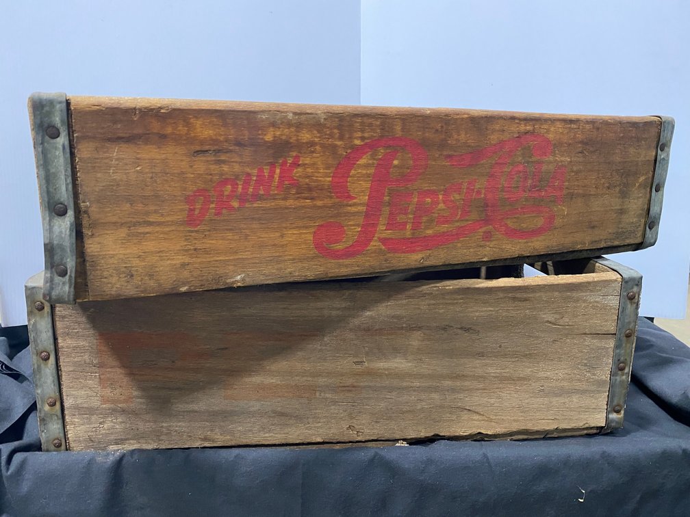 Pepsi Cola Wood Crates