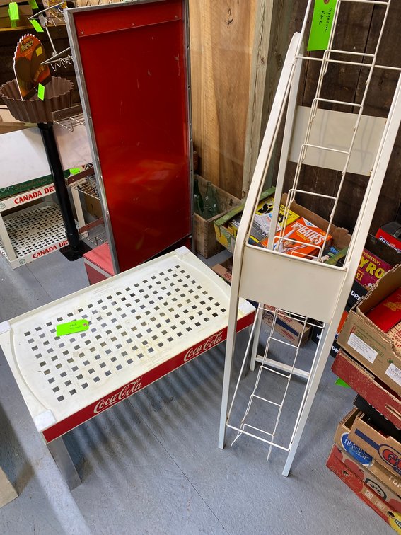 Magazine Rack and Coke Rack
