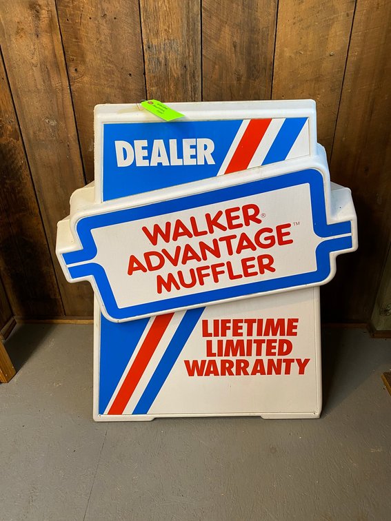Walker Muffler Sign