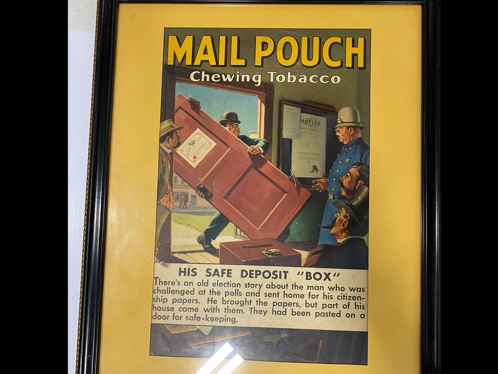 Mail Pouch Framed Poster