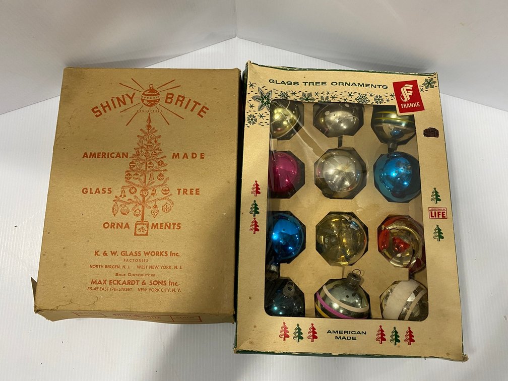 Glass Tree Ornaments