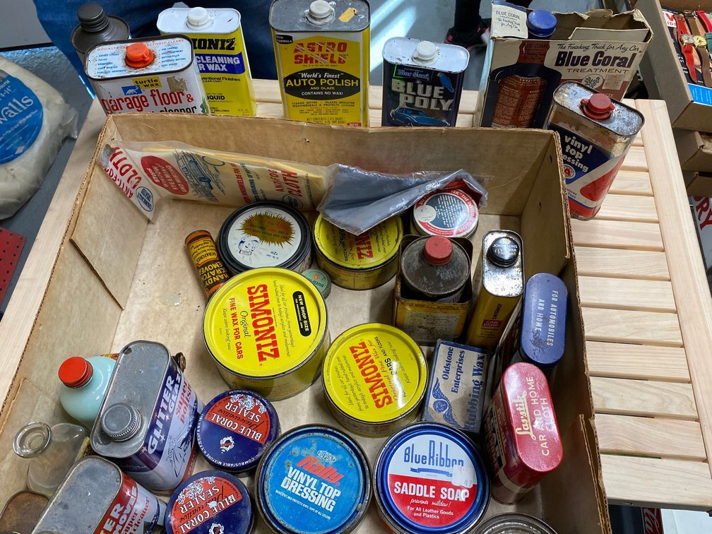 Vintage Wax Cans