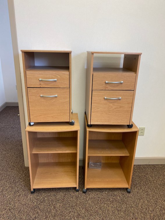 4 Small Cabinets
