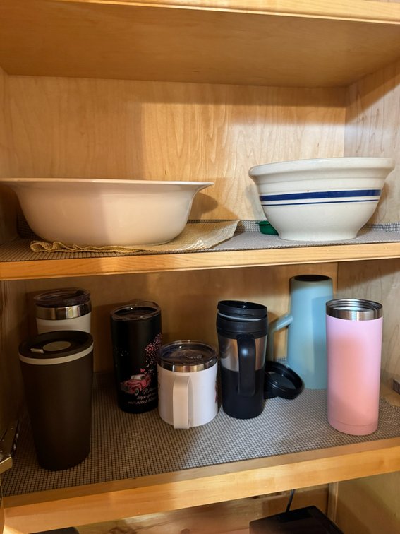 Collection of coffee mugs