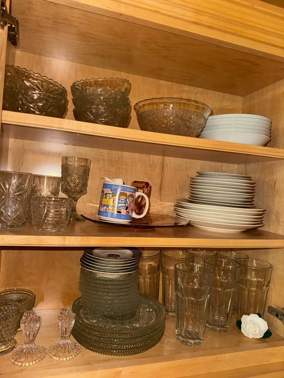 Drinking Glasses, Saucers, Plates and Bowls