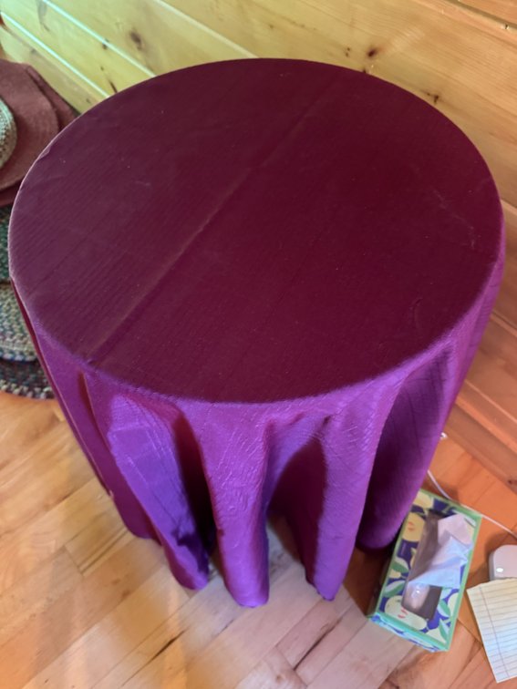 Wooden end table