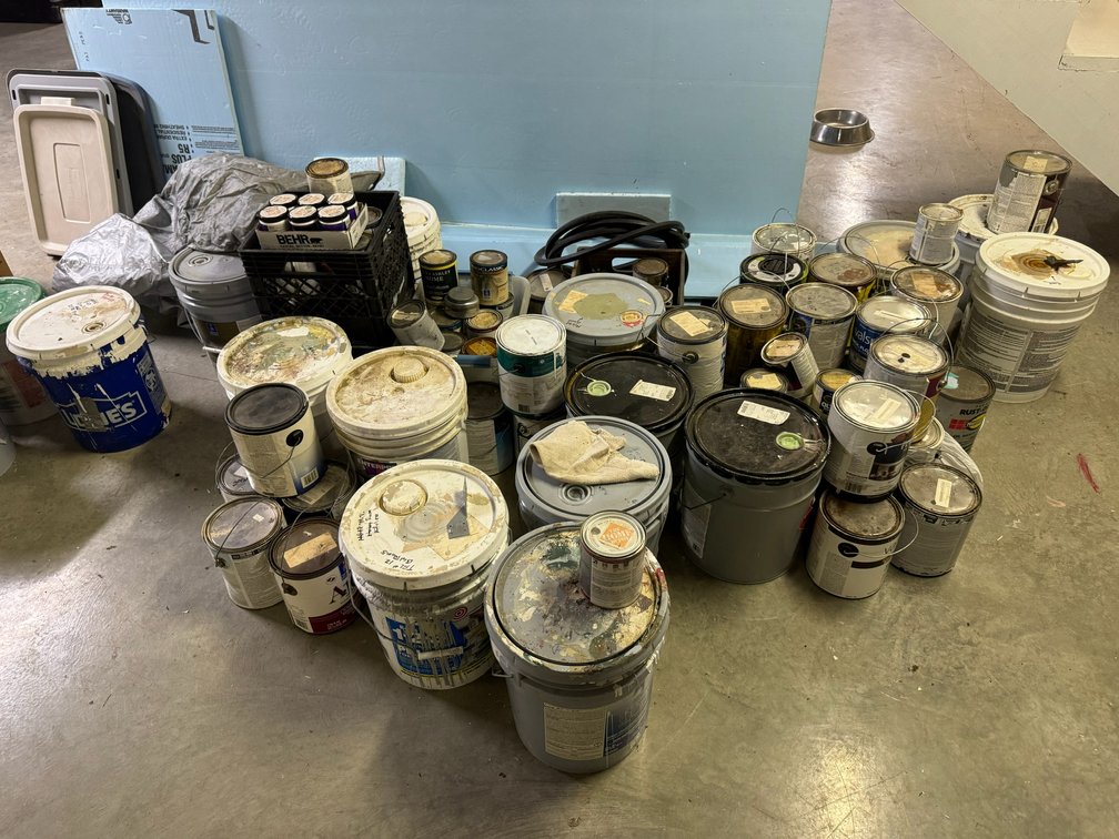 Large collection of paint