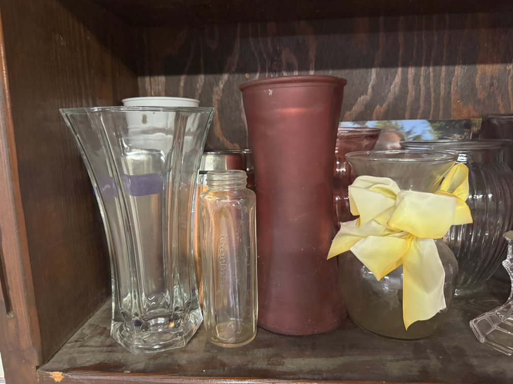 Collection of glassware