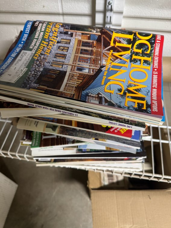 Collection of magazines