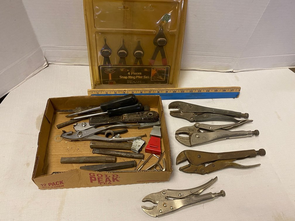 Snap Ring Pliers, Vise Grips, Chisels