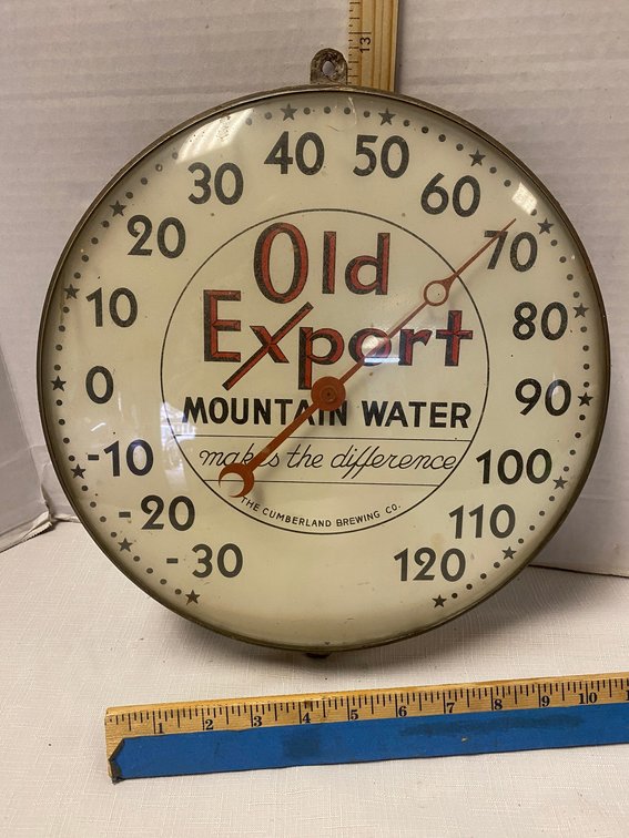 Old Export Mountain Water Thermometer