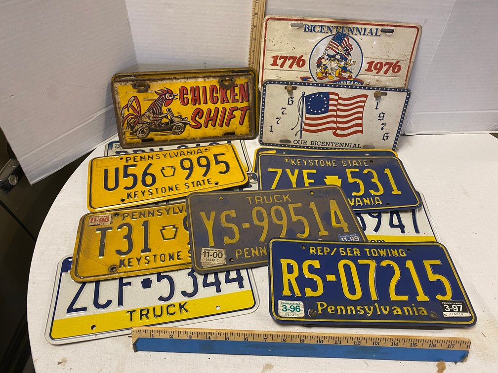Pennsylvania License Plates, Bi Centennial Plate