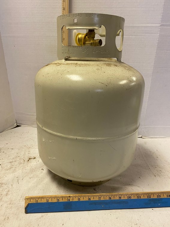 Metal Propane Tank