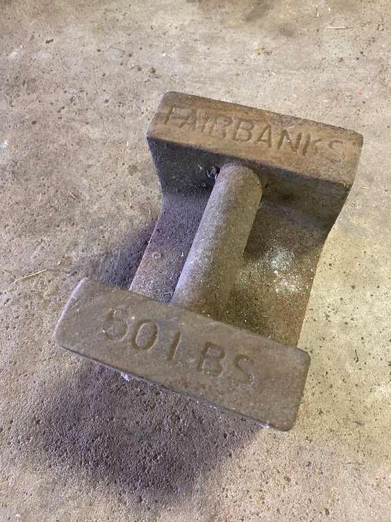 Fairbanks 50 Lb. Weight