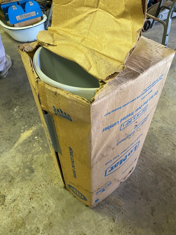 Partial Roll of 24 Inch Wide Painted Aluminum Trim Coil