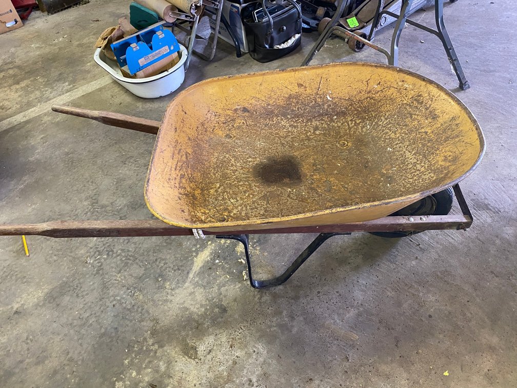 Metal Wheelbarrow