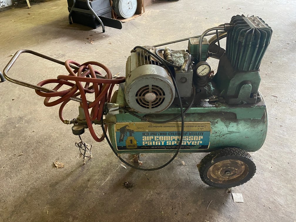100 PSI Twin Cylinder Utility Air Compressor